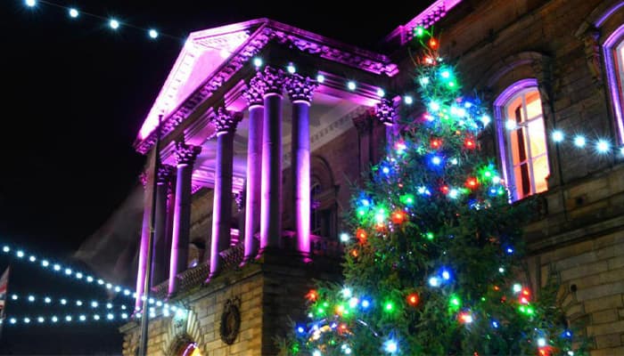 Accrington Town Hall Christmas Tree